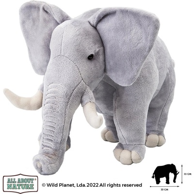 Wild Planet Плюшена играчка, Слонче 35см. Wild Planet (K7515)