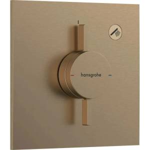 Hansgrohe DuoTurn E Вграден смесител за душ с 1 функция, цвят четкан бронз (75617140)