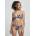Urban Classics Tie Dye Triangle Back bikini - Black (Black / White)
