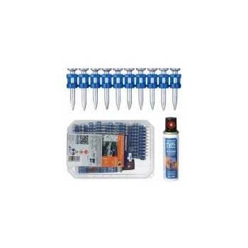 Rawlplug Concrete nails 2, 7x38mm galvanized, plastic fastened 500 pieces + 1x gas for R-SC40II Rawlplug R-KNC-6/38/5