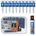 Rawlplug Concrete nails 2, 7x38mm galvanized, plastic fastened 500 pieces + 1x gas for R-SC40II Rawlplug R-KNC-6/38/5