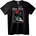 NOONEBRAND Тениска с розa и скелет от Ню Йорк - 2XL, Black