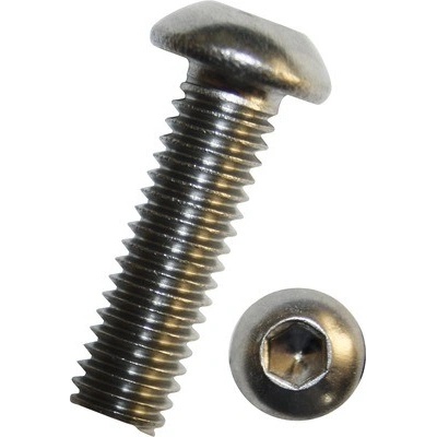 Šroub s půlkulatou hlavou ISO 7380-1 M5x12 mm, nerez A2, 1 ks