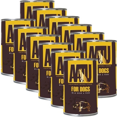 Aatu For Dogs Adult Wild Boar & Pork 12 x 400 g