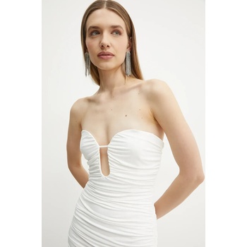 Bardot Рокля Bardot в бяло дълга с кройка по тялото 59692DB1 (59692DB1)