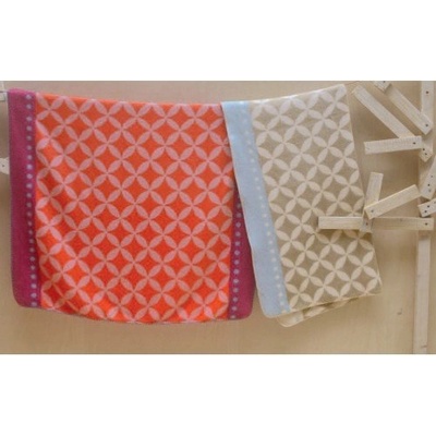 - Бебешко одеяло Niki Графични цветя, Розово