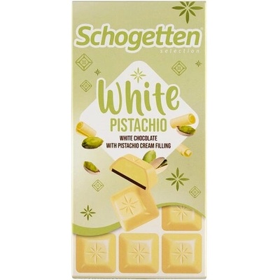 Schogetten Bílá s pistáciovým krémem 100 g