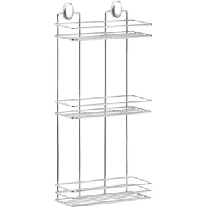 Metalife Етажерка за баня Metalife DKB-720, 3 нива, 11x24х50 см, Хром (DKB-720)