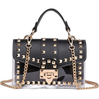 Image 1 of Интересна прозрачна дамска чанта - Ubud | Малки дамски чанти за през рамо