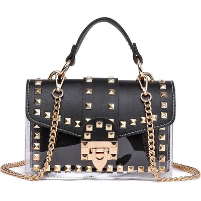 Интересна прозрачна дамска чанта - Ubud | Малки дамски чанти за през рамо