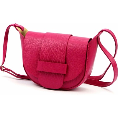 Luka dámska kožená crossbody kabelka Fuksia 25-049 DOLLARO
