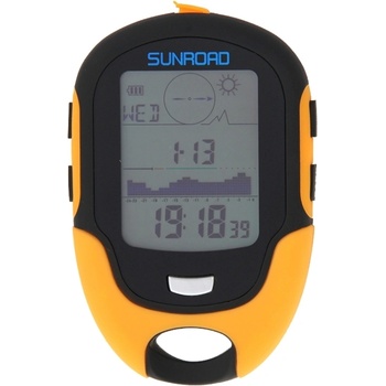 Sunroad Multifunction LCD Digital Altimeter with Compass/Barometer/Thermometer /Hygrometer /Weather Forecast /LED Torch and Clock