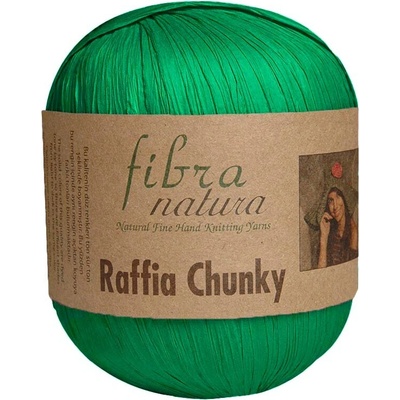 Fibra Natura Raffia Chunky 114-40 výrazná zelená