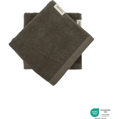 Meraki Ručník SOLID 50 x 100 cm SET 2ks zelený