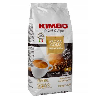 Zrnková káva Arabica Kimbo Aroma Gold 1000 g
