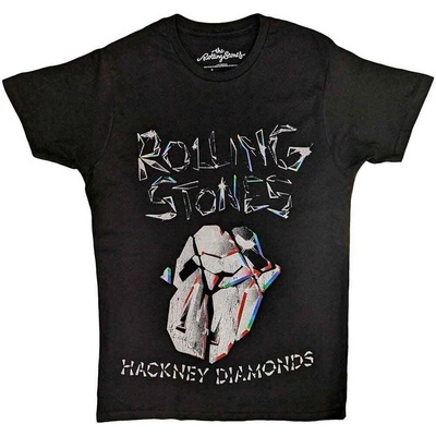 The Rolling Stones Hackney Diamonds Faded Logo Black M Риза (<![CDATA[RSTS229MB02]]>)