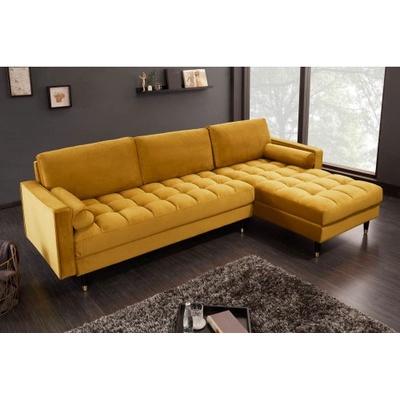 Komfort-nábytok Rohová 40277 Cozy Zamat Žltá