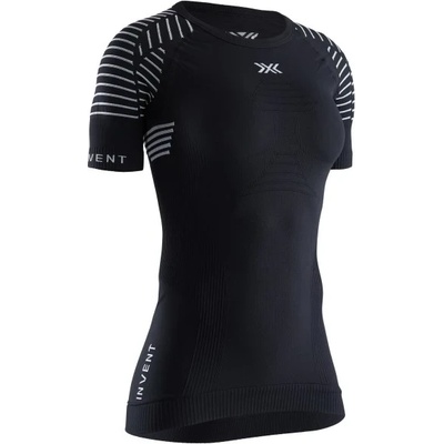 X-Bionic Дамско синтетично термобельо X-Bionic Women's Invent 4.0 LT Shirt S/S T-shirt - Opal Black / Arctic White (114-3172-0212)