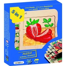 Beleduc vývojové vrstvené puzzle jahoda