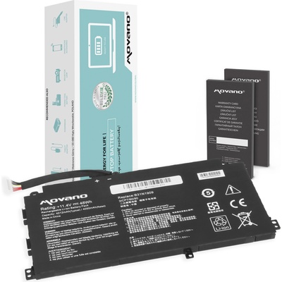 Movano Батерия за Asus ExpertBook P2 P2451, B31N1909, 4212 mAh (BT/AS-B2L2)