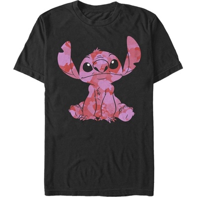 Черна мъжка тениска Disney Classics Stitch Heart Fill ZOOT. Fan | Cheren | МЪЖЕ | L