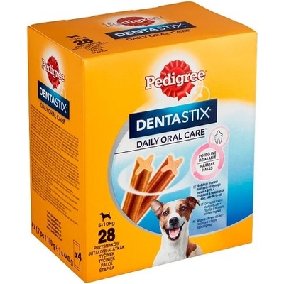 Pedigree DentaStix Doplnkové krmivo pre psy staršie ako 4 mesiace 4 x 110 g 440 g