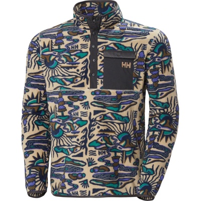 Helly Hansen Мъжки поларен пуловер Helly Hansen Maridalen Printed Fleece Fleece jumper - HH Khaki Rayco Aop (005-6935-0113)