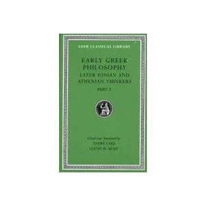 Early Greek Philosophy (ISBN: 9780674997080)