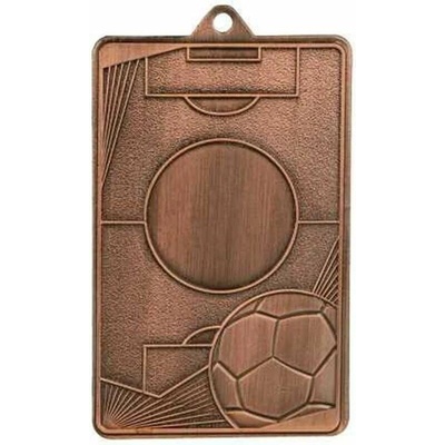 MMC7045 Futbal Medaila kovová bronzová