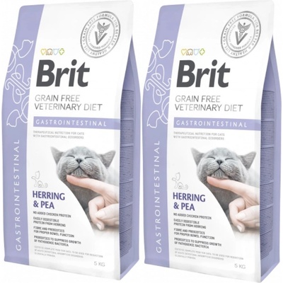 Brit gf veterinary diets cat Gastrointestinal 2 x 5 kg
