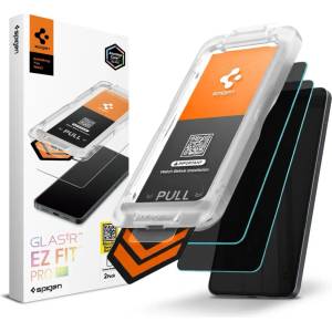 Spigen glas. tr "ez fit pro ac" hd защитно стъкло за поверителност, 2 броя, galaxy s26+ plus (agl11085)