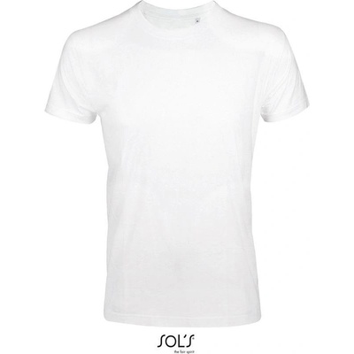 Sol's Imperial Fit pánske tričko Slim Fit biele