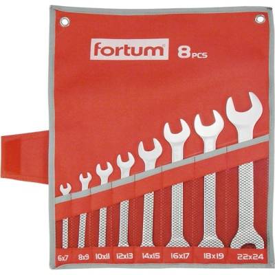 Fortum sada plochých klíčů 8ks 6-24mm 4730104