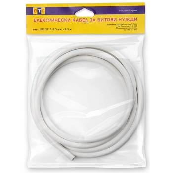 ETC 19-191 кабел ШВПС 3х2, 5мм2-2, 5м (19-191)