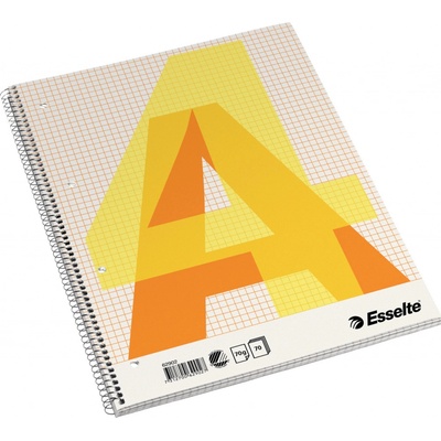 Esselte blok se spirálou čtverečkovaný A4 70 listů – Hledejceny.cz