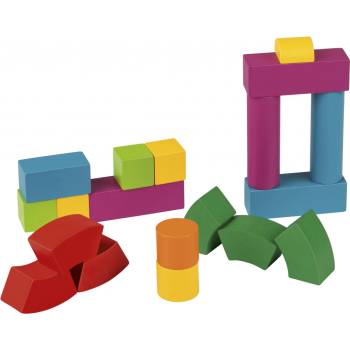 Montessori Playtive duhová skládačka (duhové kostky)