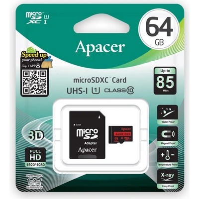 Apacer SDXC UHS-I U1 64GB AP64GMCSX10U5-R