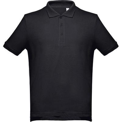 Adam II Polo tričko krátky rukáv čierna
