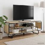 vidaXL ТВ стойка 140 x 36 x 45 см Дъб сонома Инженерна дървесина (8007865)