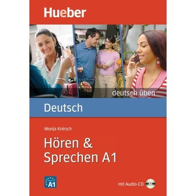 Hören Sprechen A1 rad Deutsch üben cvičebnica nemčiny audioCD cvičebnica nemeckého počúvania a hovoreného prejavu vr. audioCD