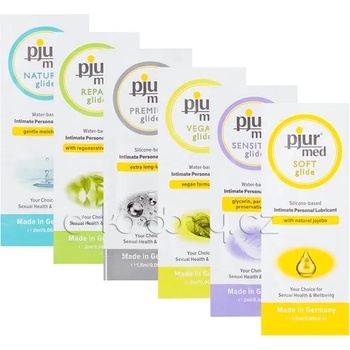 Image 1 of pjur med Samples Best Selling Gels 6 pack