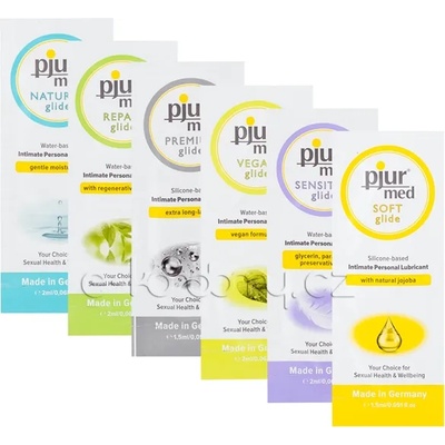pjur med Samples Best Selling Gels 6 pack