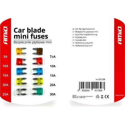 Amio autopoistky MINI 10ks blister