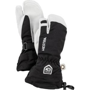 Hestra Детски ръкавици Hestra Kid's Army Leather Heli Ski 3 Finger Gloves - Black - размер 6 (EU) (202-1166-0114)