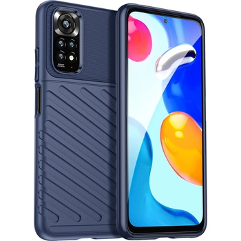 HQWear Thunder гъвкав брониран кейс за for Xiaomi Redmi Note 11 Pro + 5G / 11 Pro 5G / 11 Pro, син (KXG0030625)