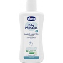 CHICCO Šampón jemný na vlasy a telo Baby Moments 92 % prírodných zložiek 200 ml