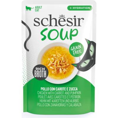Schesir Cat Soup 24 x tuniak a chobotnica 40 g