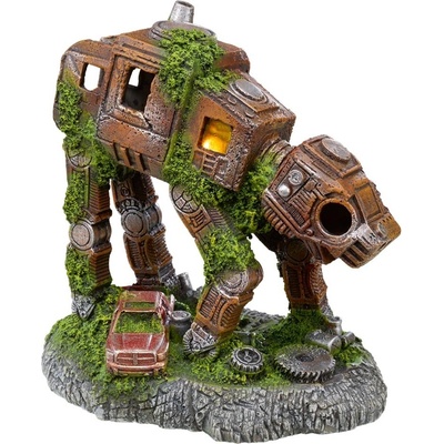Nobby Rezavý robot LED 18,5 cm