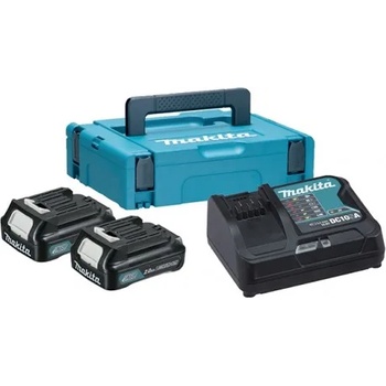 Makita Батерия Makita Li-Ion комплект със зарядно устройство 10.8 V, 2 Ah, 2 бр