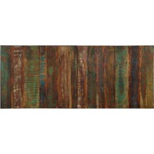 vidaXL Табла за глава Multicolour 200 cm Масивна дървесина Reclaimed (4017519)